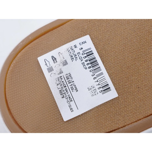 Clarks Sandals Womens 11 Gray Fabric Slides Open To Eliza Skip Platform Open Toe - Picture 12 of 12